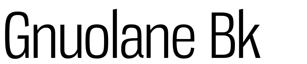 Gnuolane Bk font family download free