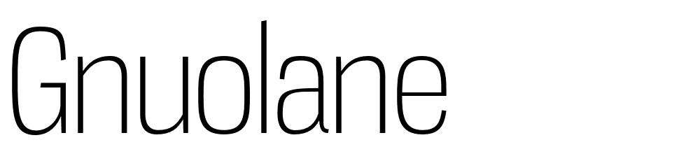 Gnuolane font family download free