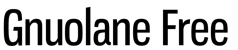 Gnuolane-Free font family download free