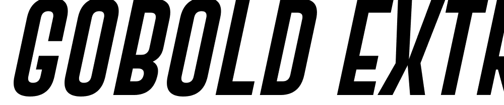 Gobold-Extra2-Italic font family download free