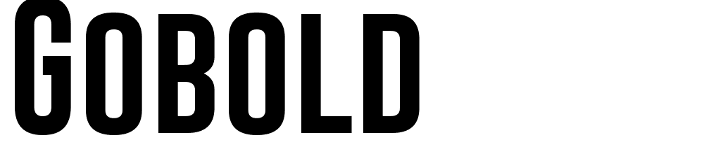 gobold font family download free