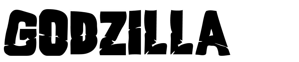 godzilla font family download free