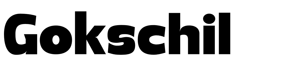 Gokschil font family download free