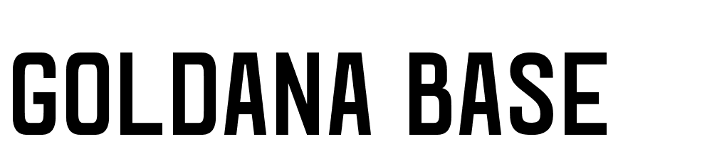 Goldana-Base font family download free