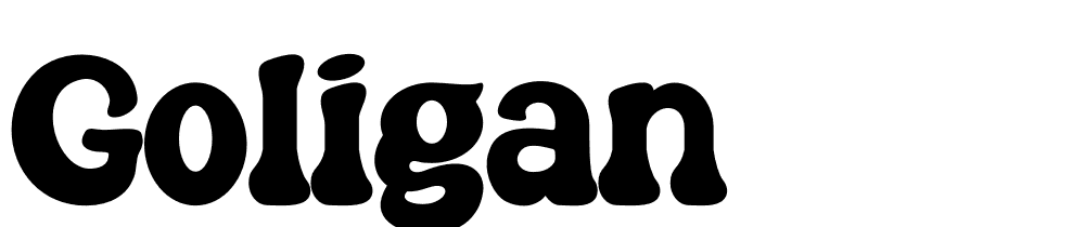 Goligan font family download free