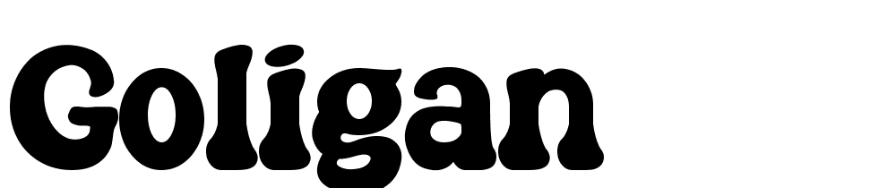 Goligan font family download free