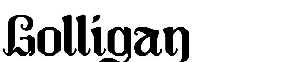 Golligan font family download free