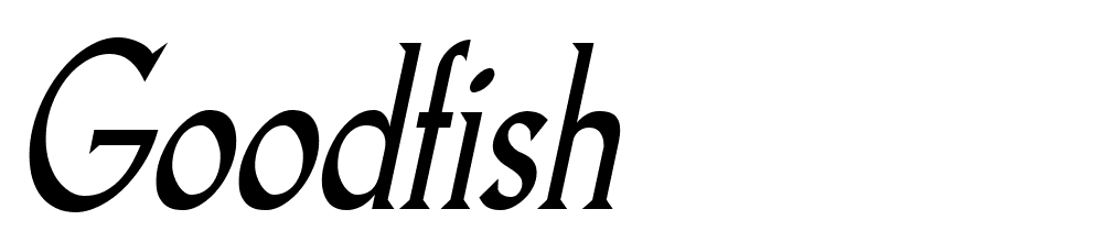 goodfish font family download free