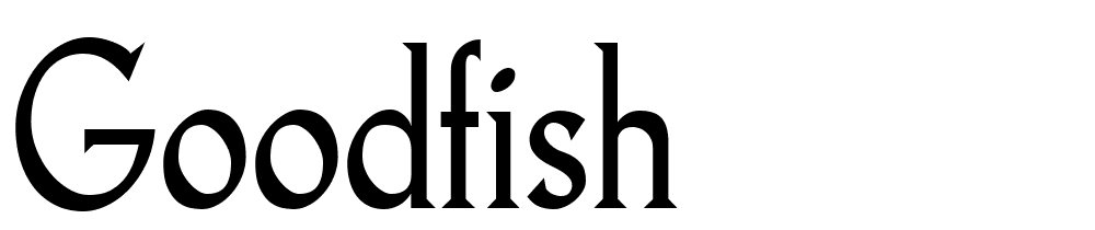 Goodfish font family download free