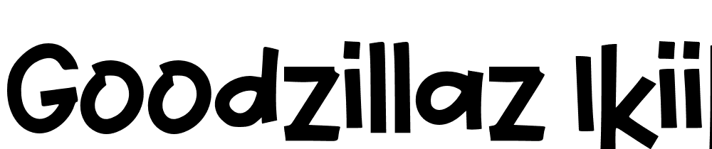 GOODZILLAZ-ikiiko.com font family download free