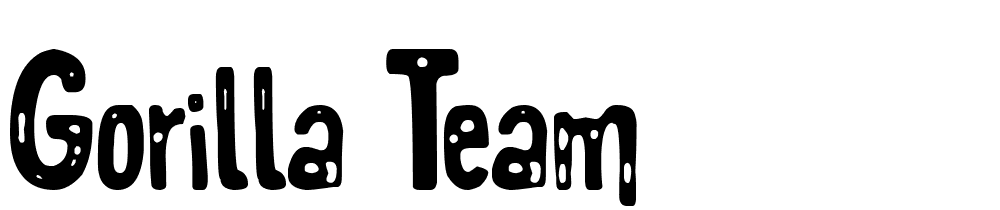 gorilla_team font family download free