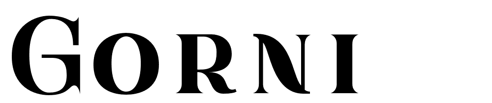 Gorni font family download free