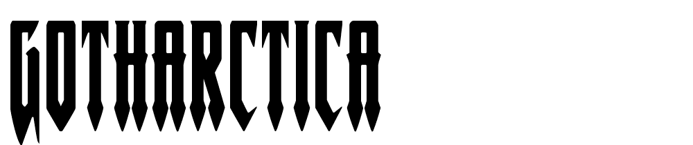 gotharctica font family download free