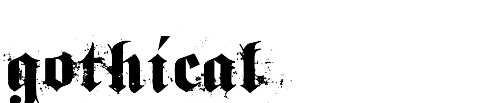 gothical font family download free