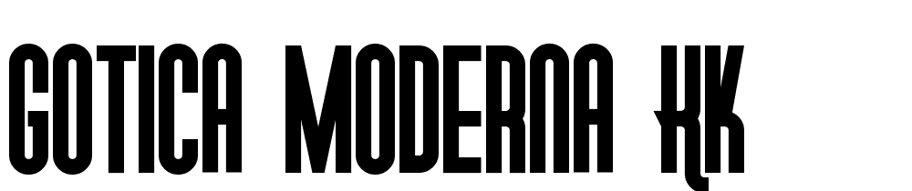 Gotica-Moderna-KK font family download free