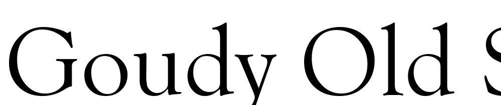 Goudy-Old-Style font family download free