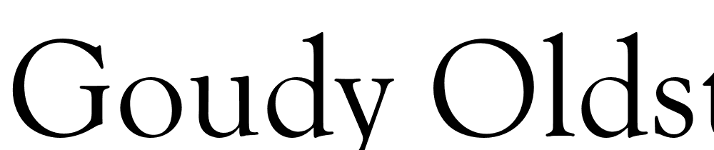 Goudy Oldstyle Fs font family download free