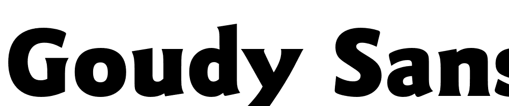 Goudy Sans Pro font family download free