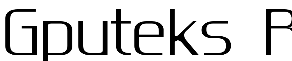 Gputeks-Regular font family download free