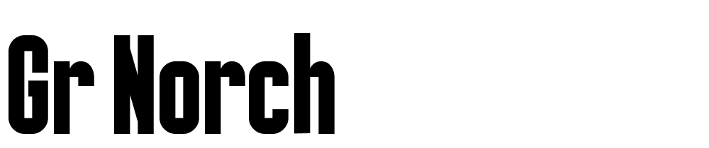 GR-NORCH font family download free