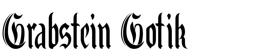 Grabstein-Gotik font family download free