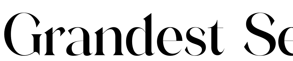 Grandest-Serif font family download free