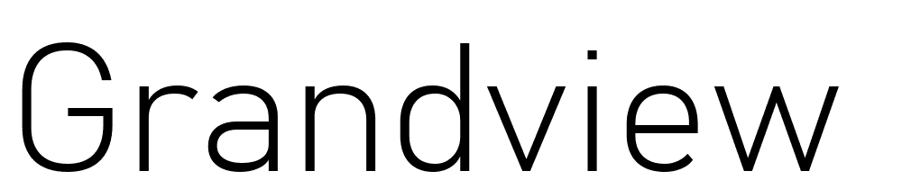 grandview font family download free