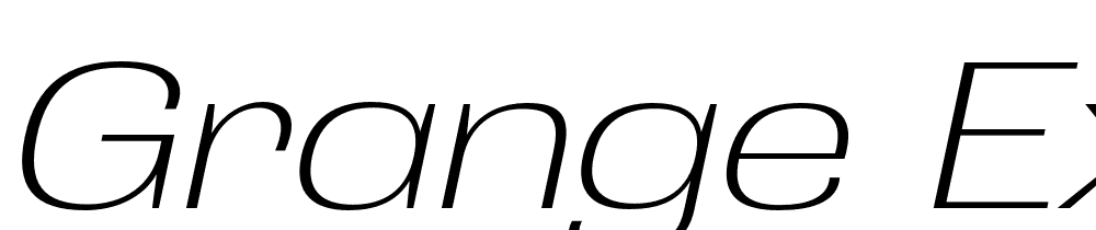 Grange-Extra-Light-Extended-Italic font family download free