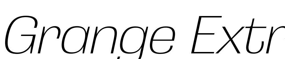 Grange-Extra-Light-Italic font family download free