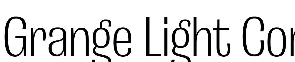 Grange-Light-Condensed font family download free