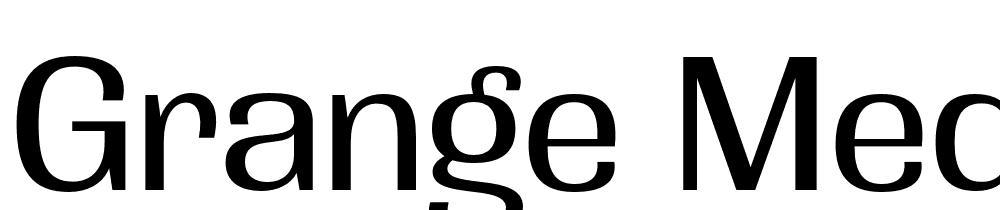 Grange-Medium font family download free