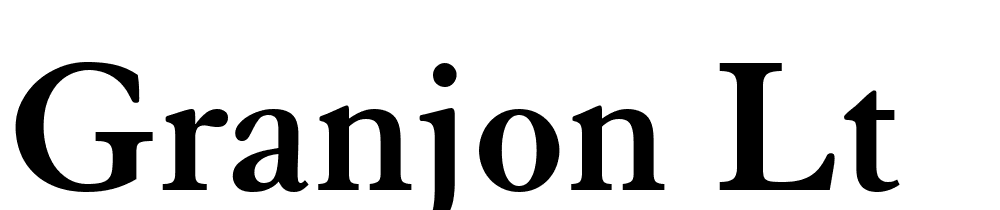 Granjon LT font family download free