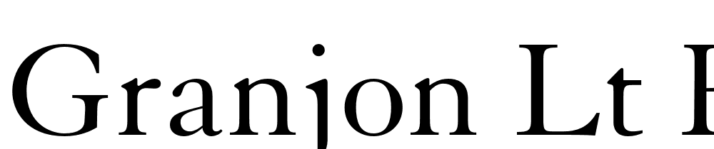 Granjon-LT-Roman font family download free