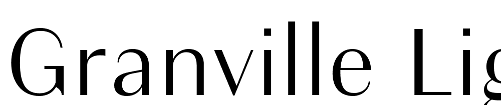 Granville-Light font family download free