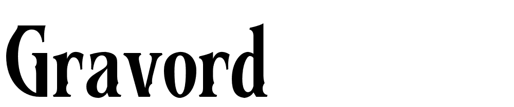 Gravord font family download free