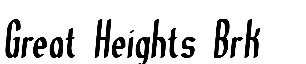 great-heights-brk font family download free