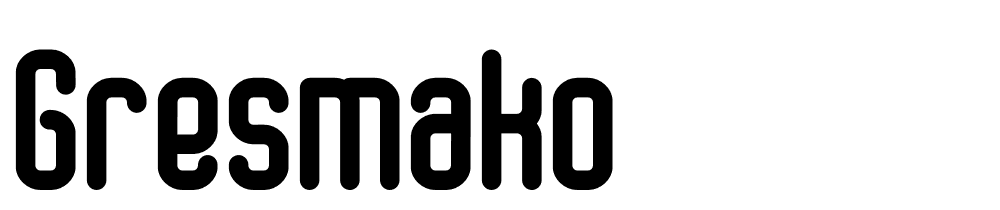 gresmako font family download free