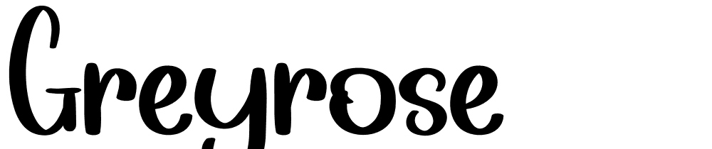 Greyrose font family download free