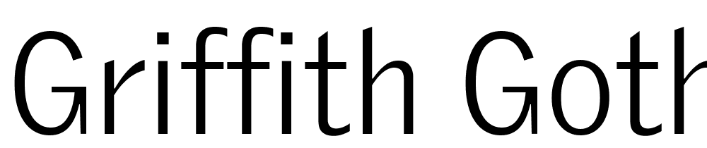 Griffith-Gothic-Light font family download free