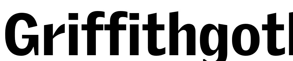 GriffithGothic-Black font family download free