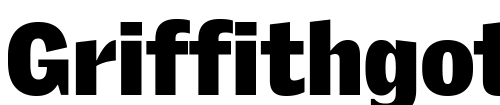 GriffithGothic-Ultra font family download free