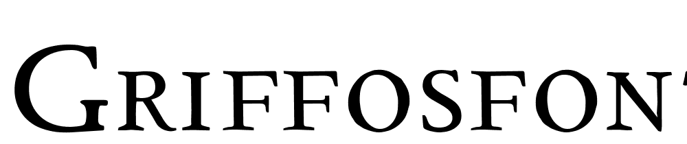 griffosfont font family download free