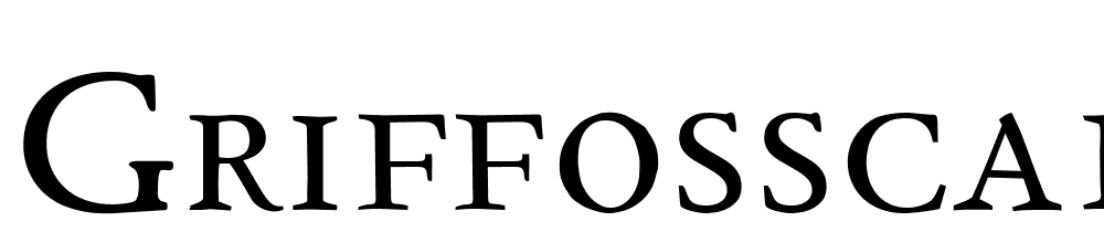 GriffosSCapsFont font family download free