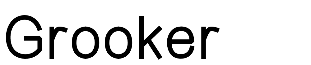 GROOKER font family download free