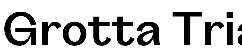 Grotta-Trial-Semibold font family download free