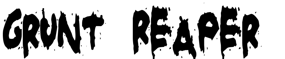 Grunt Reaper font family download free