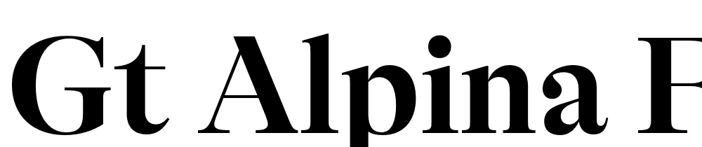 GT-Alpina-Fine-Trial-Bold font family download free