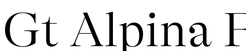 GT-Alpina-Fine-Trial-Light font family download free