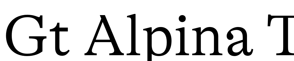 GT-Alpina-Trial-Light font family download free