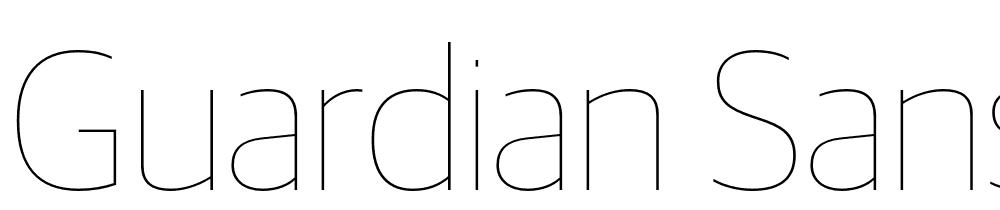 Guardian-Sans-Hairline font family download free